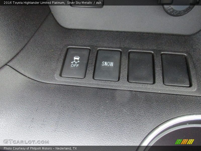 Silver Sky Metallic / Ash 2016 Toyota Highlander Limited Platinum