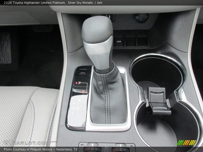 Silver Sky Metallic / Ash 2016 Toyota Highlander Limited Platinum