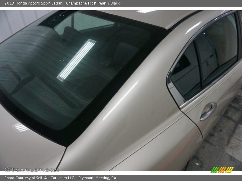 Champagne Frost Pearl / Black 2013 Honda Accord Sport Sedan