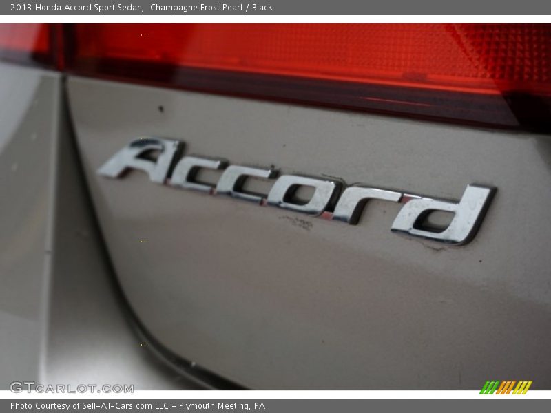 Champagne Frost Pearl / Black 2013 Honda Accord Sport Sedan