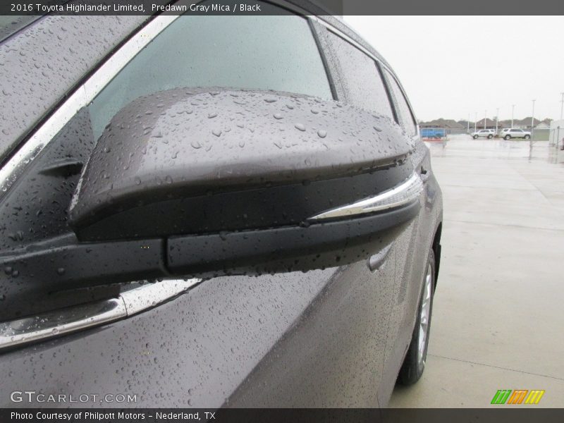 Predawn Gray Mica / Black 2016 Toyota Highlander Limited