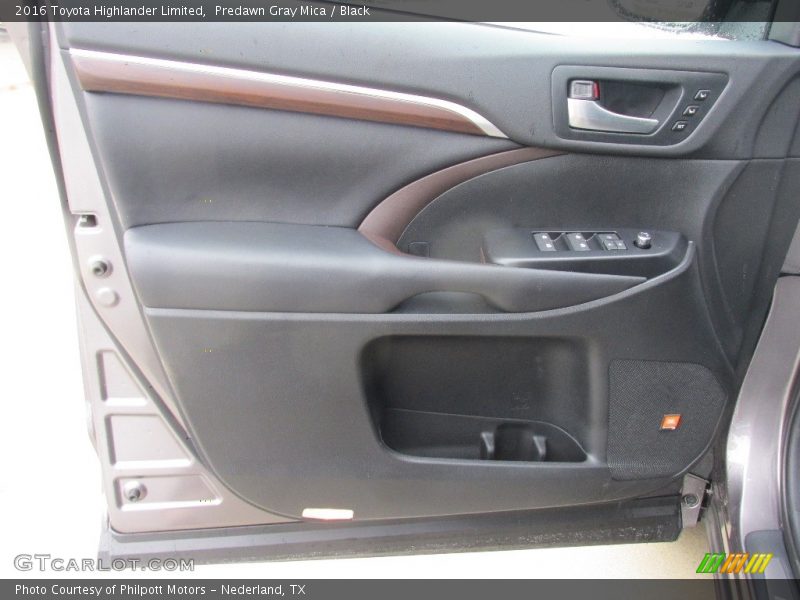 Predawn Gray Mica / Black 2016 Toyota Highlander Limited