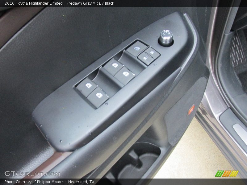 Predawn Gray Mica / Black 2016 Toyota Highlander Limited