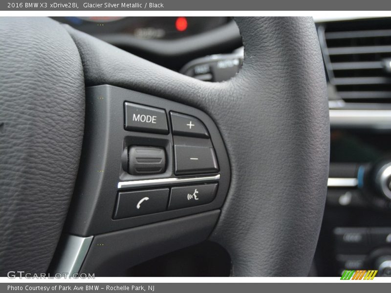 Glacier Silver Metallic / Black 2016 BMW X3 xDrive28i