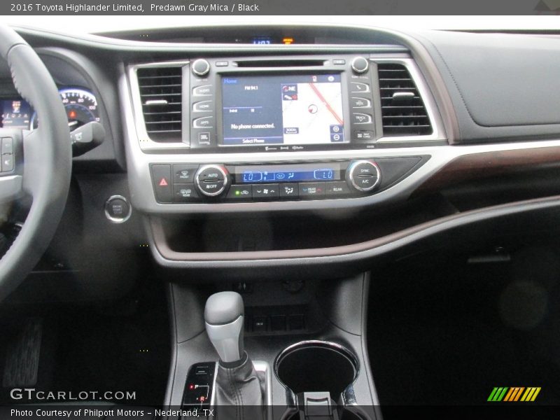 Predawn Gray Mica / Black 2016 Toyota Highlander Limited