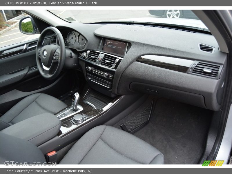 Glacier Silver Metallic / Black 2016 BMW X3 xDrive28i