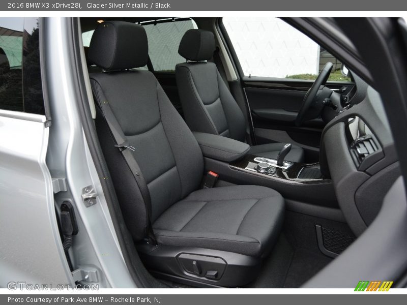 Glacier Silver Metallic / Black 2016 BMW X3 xDrive28i