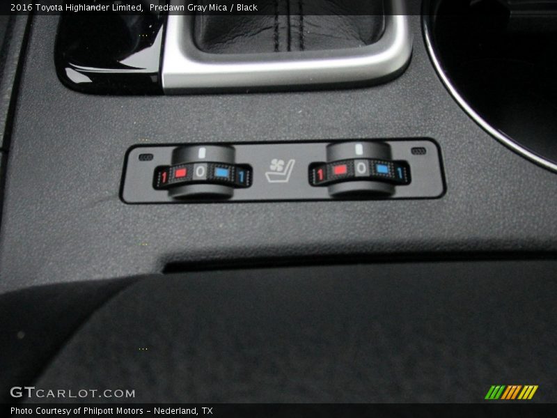 Predawn Gray Mica / Black 2016 Toyota Highlander Limited