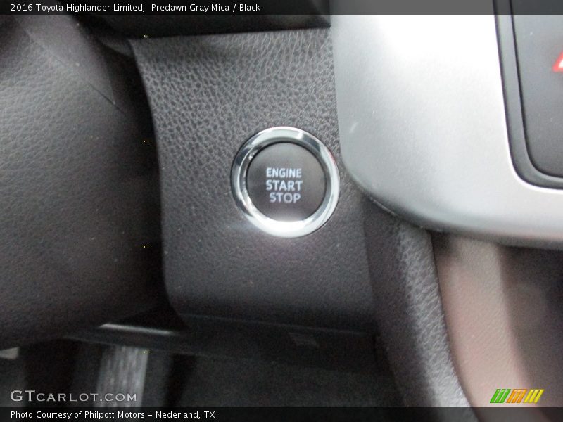 Predawn Gray Mica / Black 2016 Toyota Highlander Limited