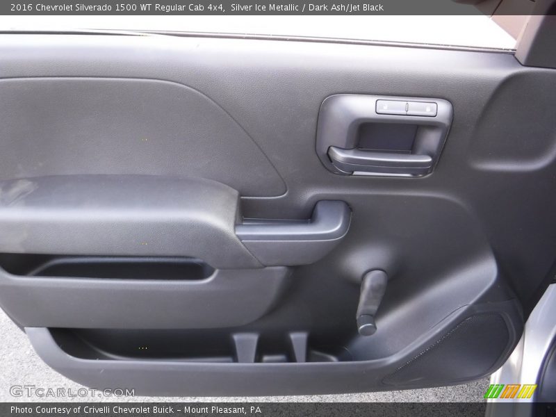 Silver Ice Metallic / Dark Ash/Jet Black 2016 Chevrolet Silverado 1500 WT Regular Cab 4x4