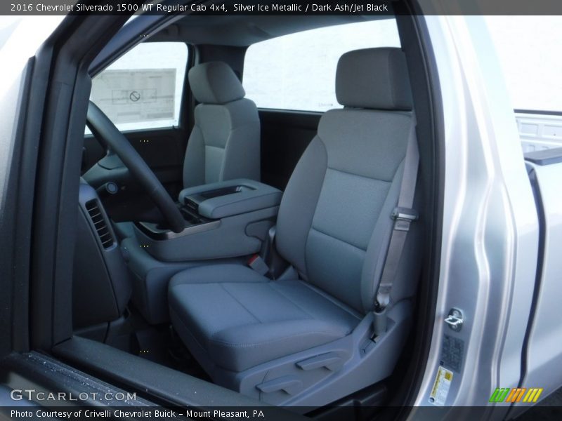 Silver Ice Metallic / Dark Ash/Jet Black 2016 Chevrolet Silverado 1500 WT Regular Cab 4x4