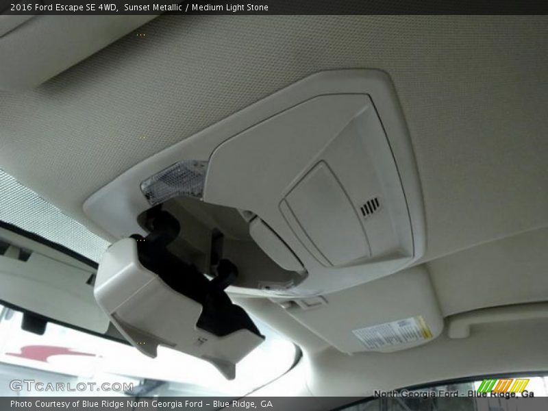 Sunset Metallic / Medium Light Stone 2016 Ford Escape SE 4WD