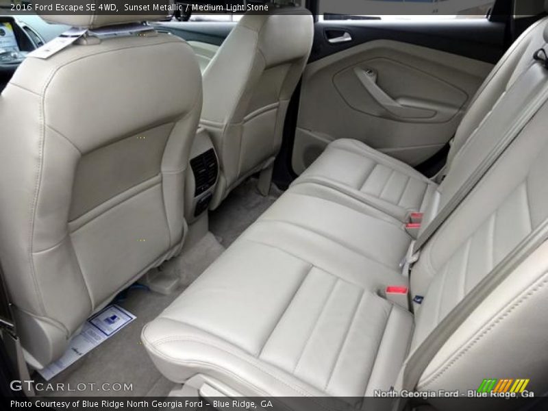 Sunset Metallic / Medium Light Stone 2016 Ford Escape SE 4WD