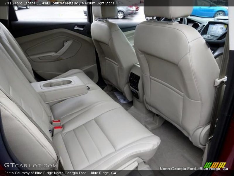 Sunset Metallic / Medium Light Stone 2016 Ford Escape SE 4WD