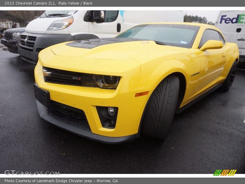 Rally Yellow / Black 2013 Chevrolet Camaro ZL1