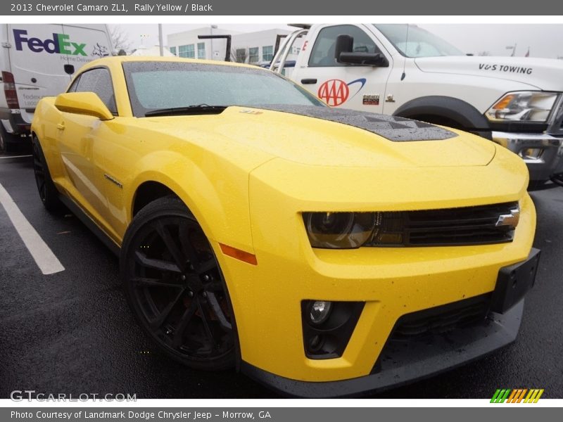 Rally Yellow / Black 2013 Chevrolet Camaro ZL1