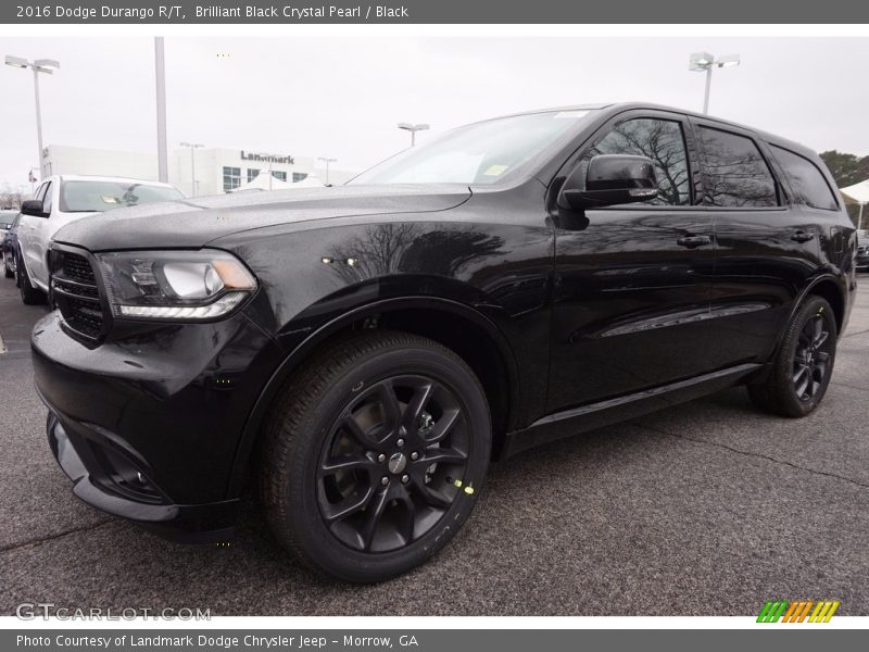 Brilliant Black Crystal Pearl / Black 2016 Dodge Durango R/T