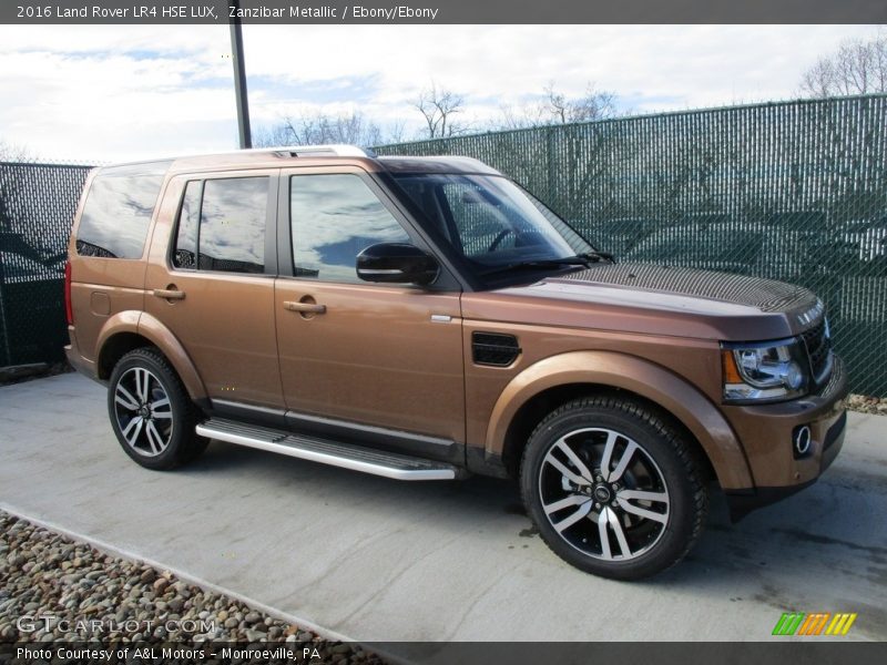 Zanzibar Metallic / Ebony/Ebony 2016 Land Rover LR4 HSE LUX