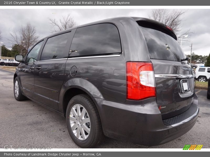 Granite Crystal Metallic / Black/Light Graystone 2016 Chrysler Town & Country LX