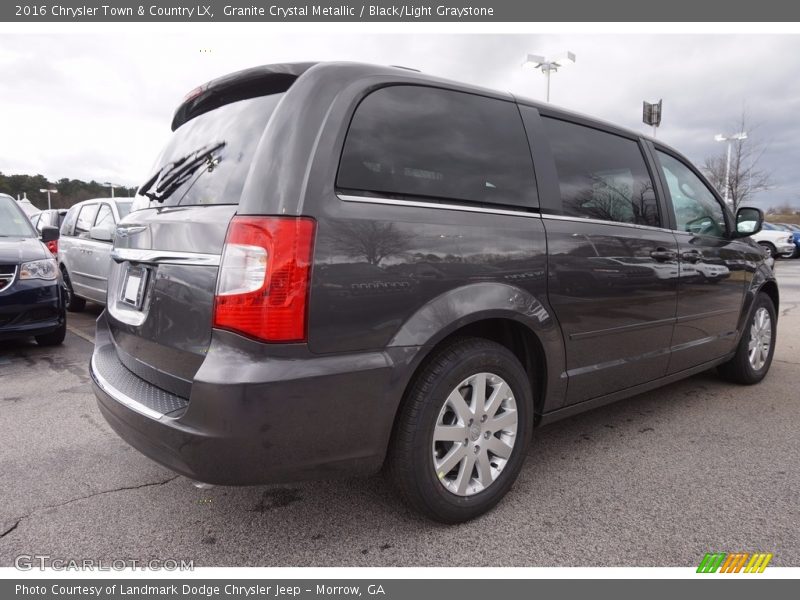 Granite Crystal Metallic / Black/Light Graystone 2016 Chrysler Town & Country LX