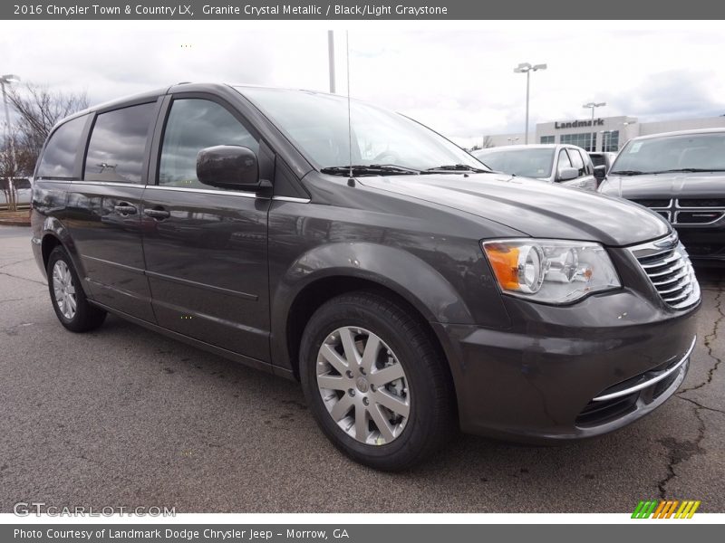 Granite Crystal Metallic / Black/Light Graystone 2016 Chrysler Town & Country LX