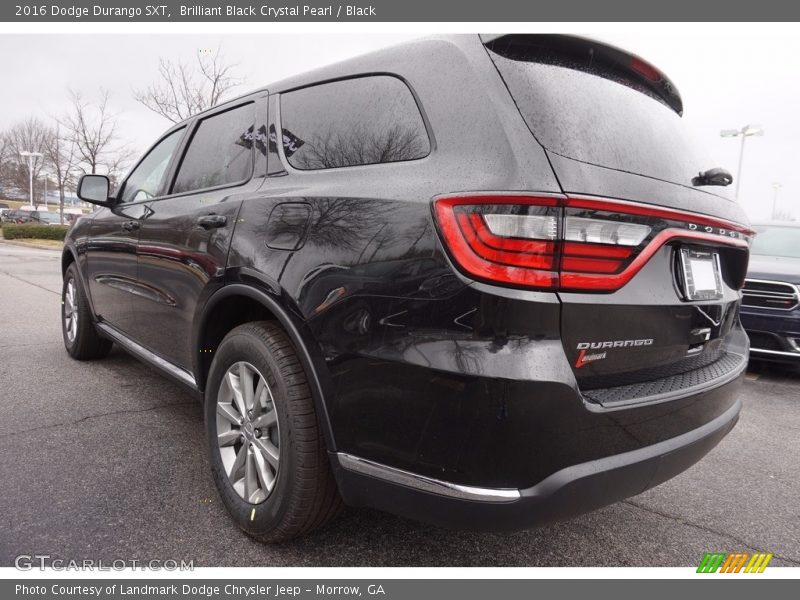 Brilliant Black Crystal Pearl / Black 2016 Dodge Durango SXT