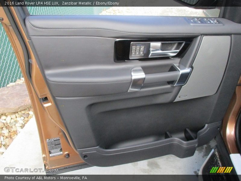 Zanzibar Metallic / Ebony/Ebony 2016 Land Rover LR4 HSE LUX