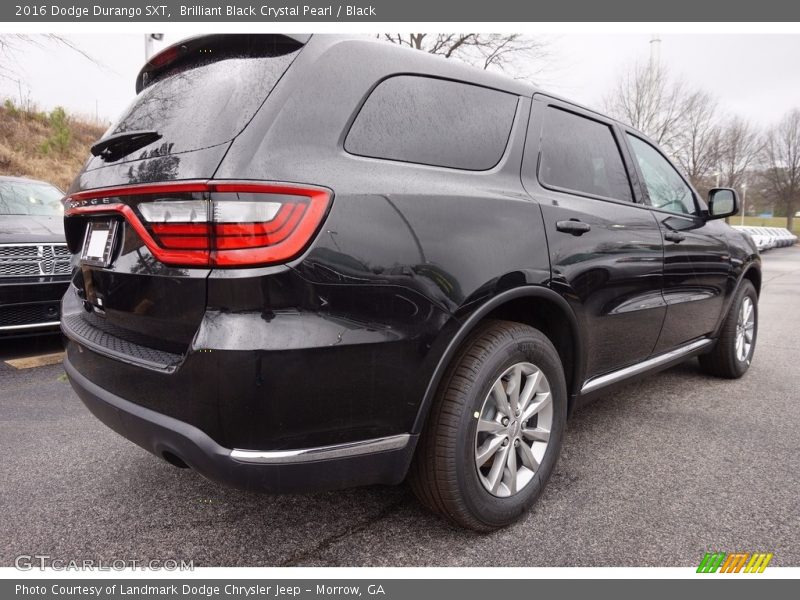 Brilliant Black Crystal Pearl / Black 2016 Dodge Durango SXT
