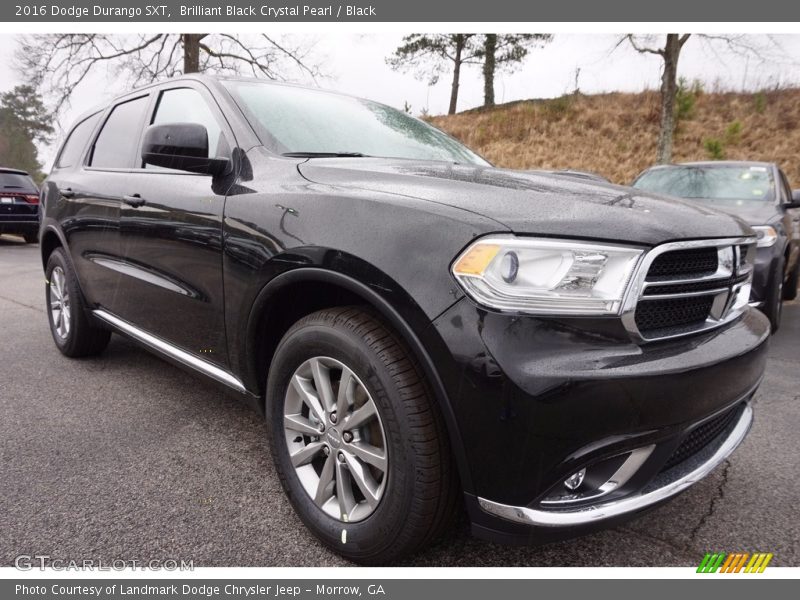 Brilliant Black Crystal Pearl / Black 2016 Dodge Durango SXT