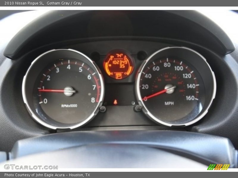 Gotham Gray / Gray 2010 Nissan Rogue SL