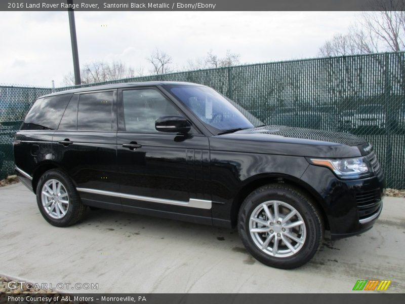 Santorini Black Metallic / Ebony/Ebony 2016 Land Rover Range Rover