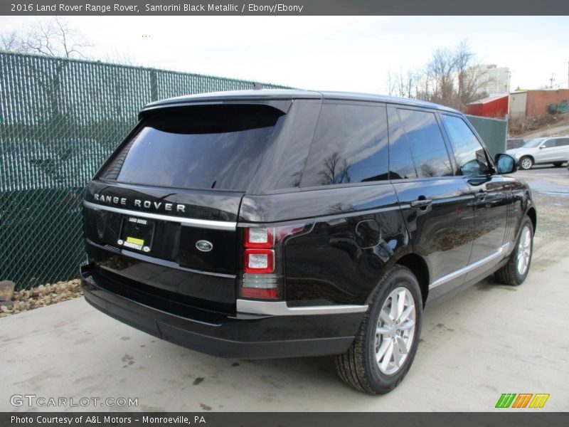 Santorini Black Metallic / Ebony/Ebony 2016 Land Rover Range Rover