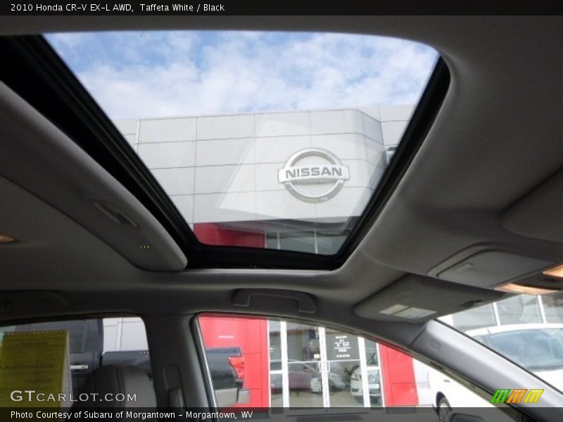 Taffeta White / Black 2010 Honda CR-V EX-L AWD