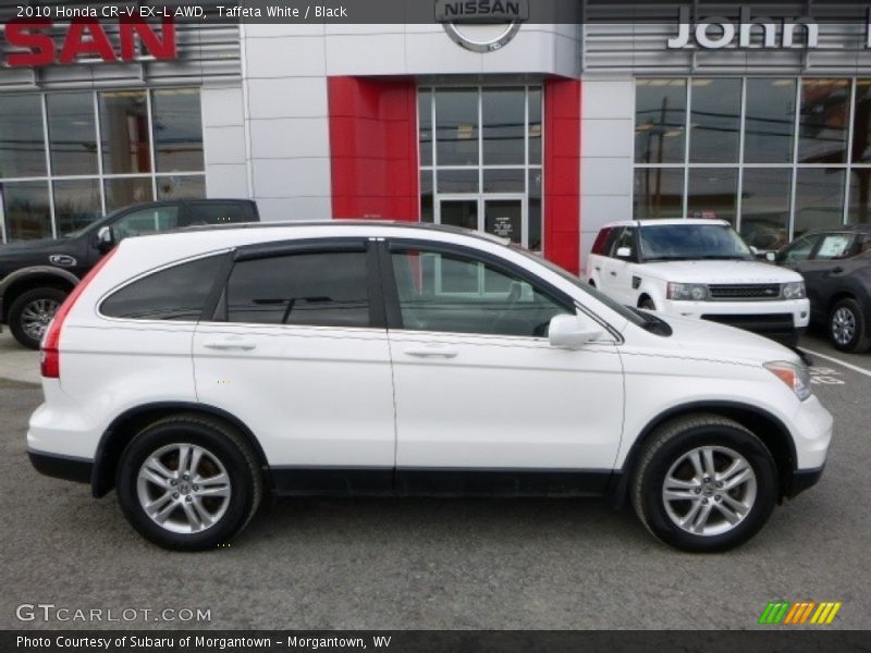 Taffeta White / Black 2010 Honda CR-V EX-L AWD