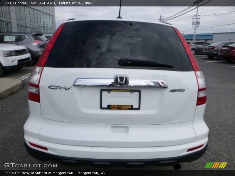 Taffeta White / Black 2010 Honda CR-V EX-L AWD