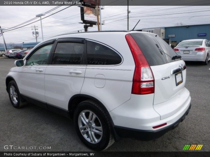 Taffeta White / Black 2010 Honda CR-V EX-L AWD