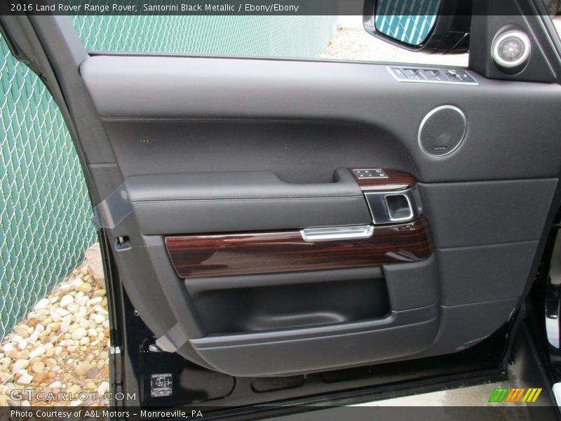 Santorini Black Metallic / Ebony/Ebony 2016 Land Rover Range Rover