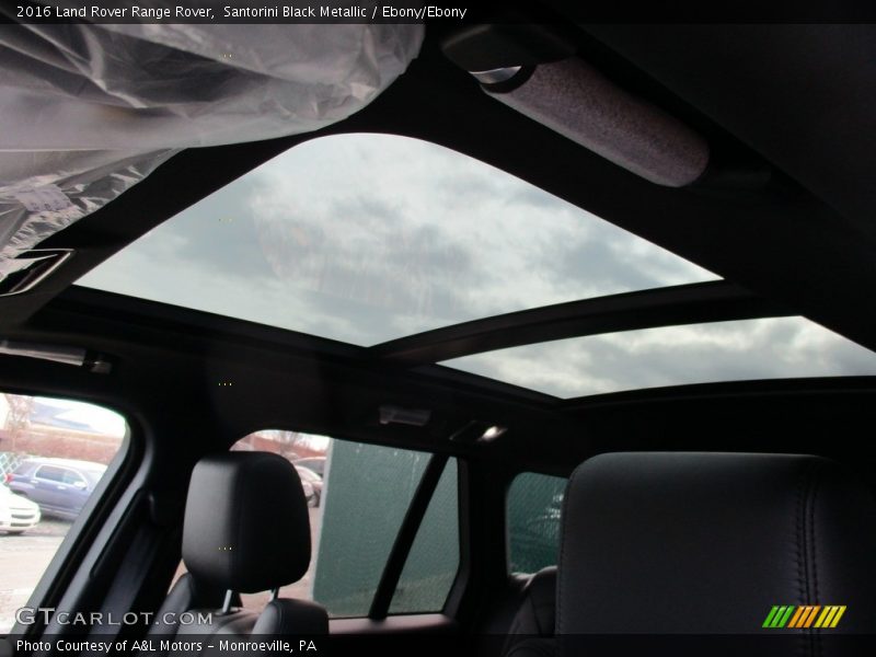 Santorini Black Metallic / Ebony/Ebony 2016 Land Rover Range Rover