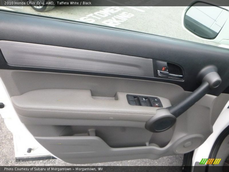 Taffeta White / Black 2010 Honda CR-V EX-L AWD