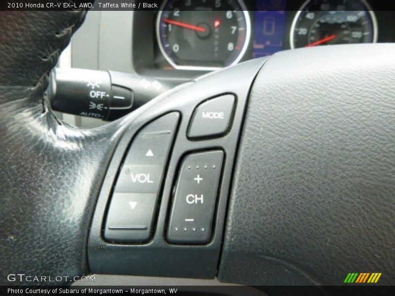 Taffeta White / Black 2010 Honda CR-V EX-L AWD