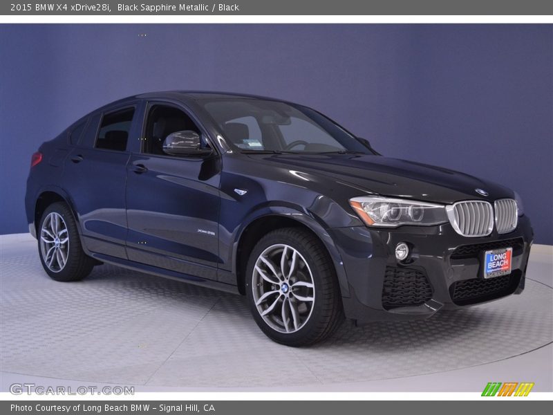 Black Sapphire Metallic / Black 2015 BMW X4 xDrive28i