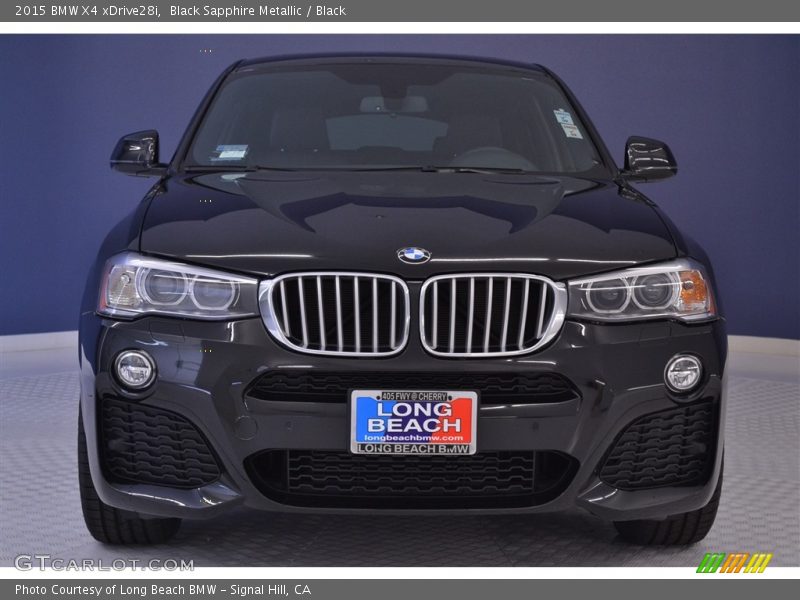 Black Sapphire Metallic / Black 2015 BMW X4 xDrive28i