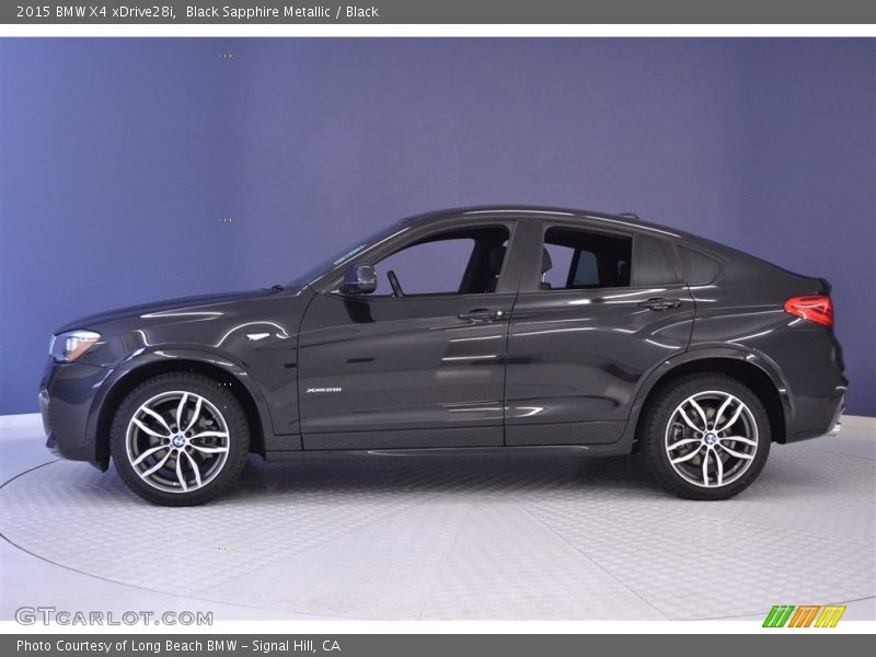 Black Sapphire Metallic / Black 2015 BMW X4 xDrive28i