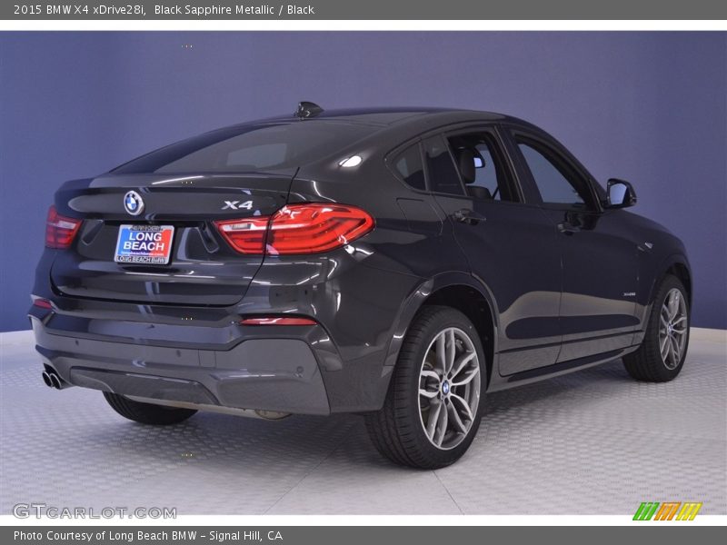 Black Sapphire Metallic / Black 2015 BMW X4 xDrive28i