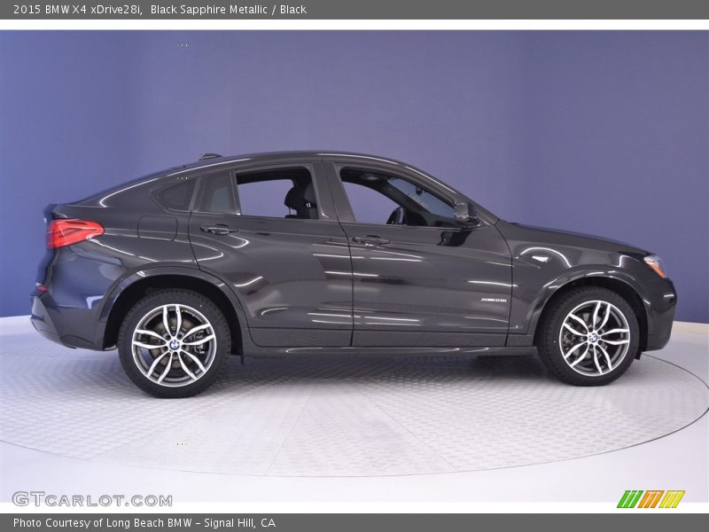 Black Sapphire Metallic / Black 2015 BMW X4 xDrive28i