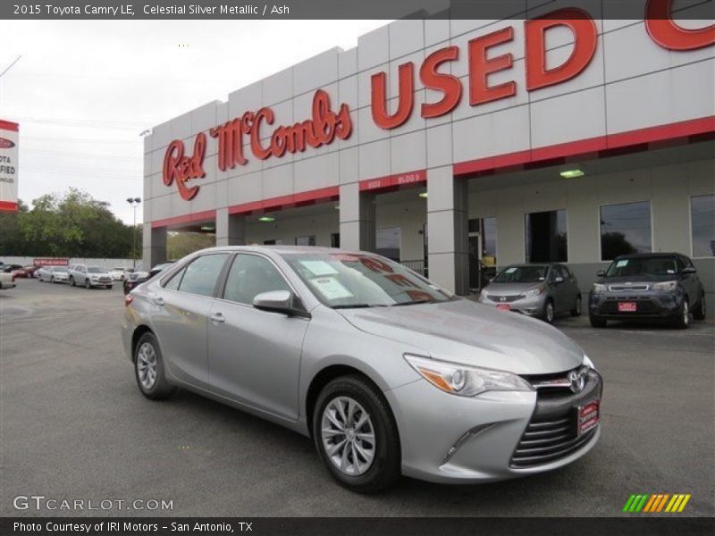 Celestial Silver Metallic / Ash 2015 Toyota Camry LE