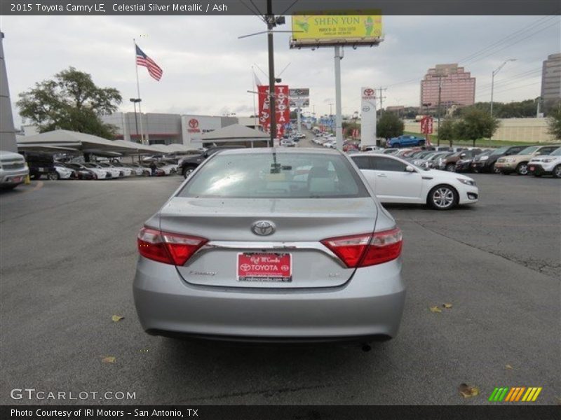 Celestial Silver Metallic / Ash 2015 Toyota Camry LE