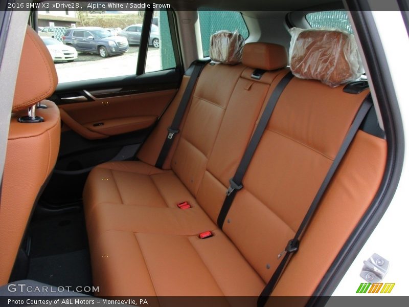 Alpine White / Saddle Brown 2016 BMW X3 xDrive28i