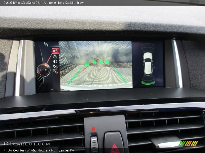 Alpine White / Saddle Brown 2016 BMW X3 xDrive28i