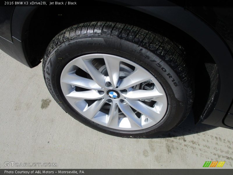 Jet Black / Black 2016 BMW X3 xDrive28i